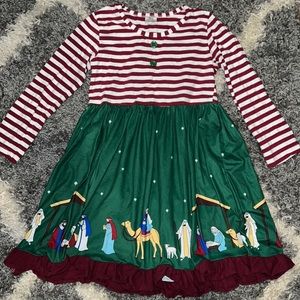 Manger scene twirl dress